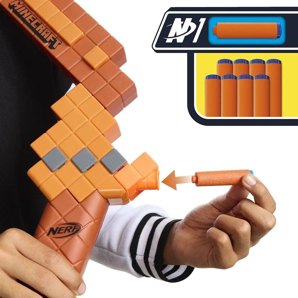 Бластер игрушечный "Лук" Nerf серии "Майнкрафт" (G1120) фото