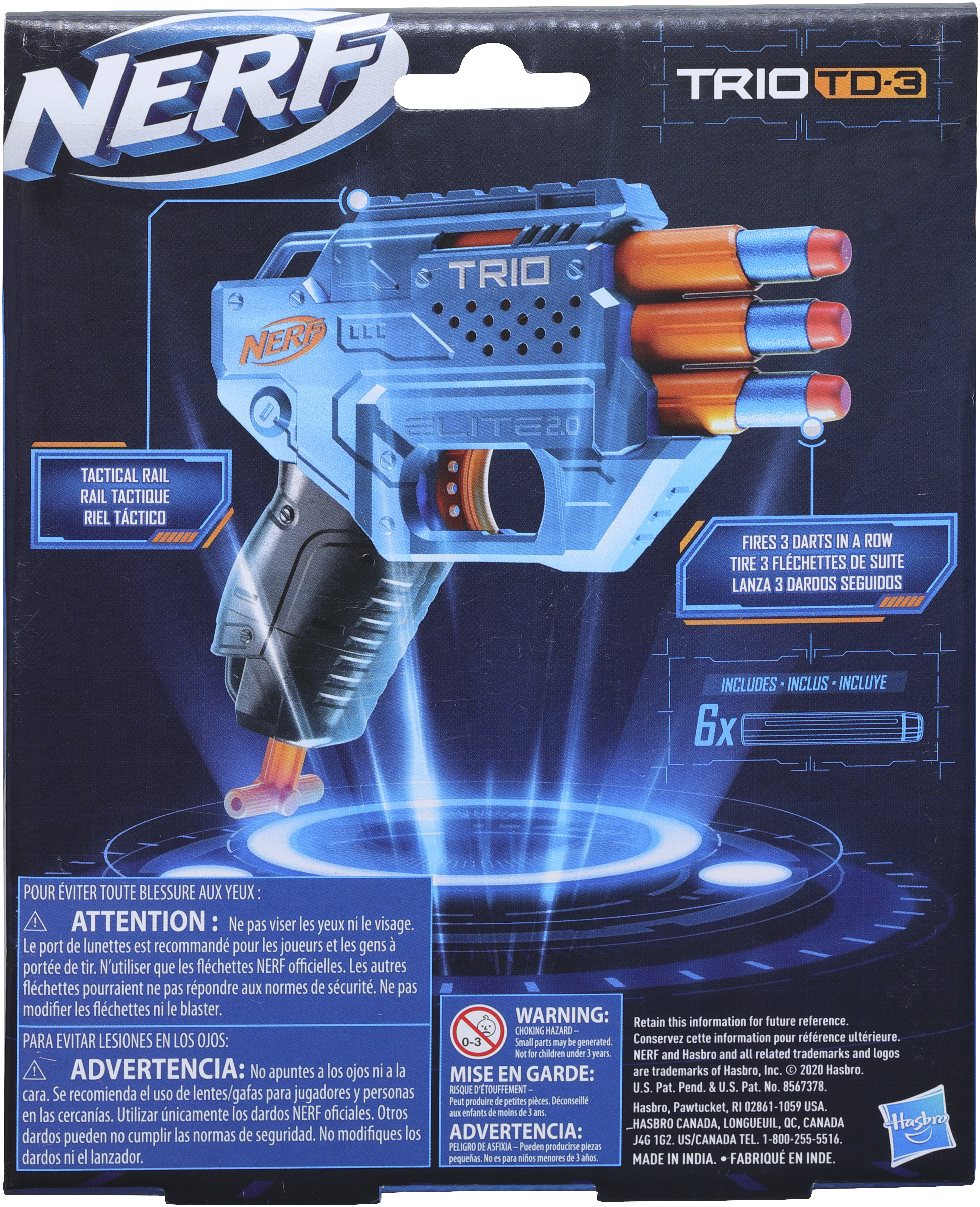 Бластер Nerf Еліт "Тріо" (E9954)фото2