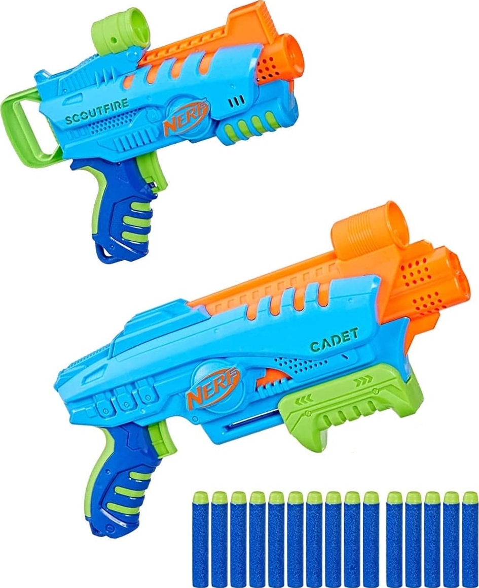 Набір бластерів Nerf Junior Ultimate Starter Set, з 15 стрілами, 2 шт. (F6369)фото2