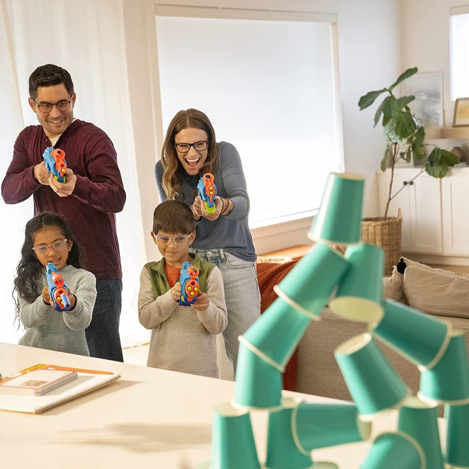 Набір бластерів Nerf Junior Ultimate Starter Set, з 15 стрілами, 2 шт. (F6369)фото5