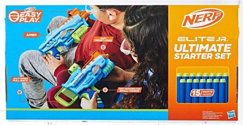 Набір бластерів Nerf Junior Ultimate Starter Set, з 15 стрілами, 2 шт. (F6369)фото4
