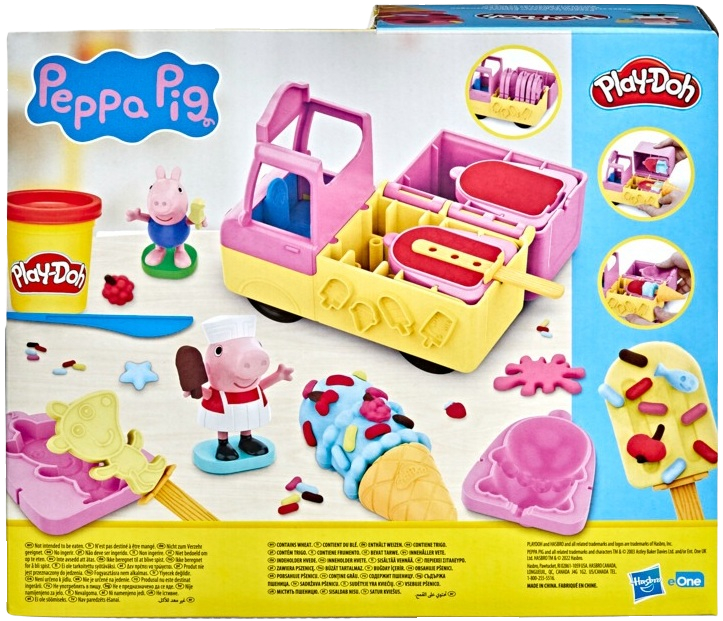 Набор игровой Hasbro Play-Doh Машинка с мороженым Свинки Пеппи (F3597) фото 6