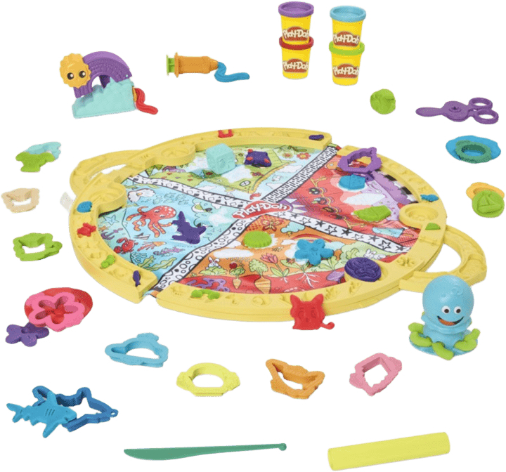 Набор для творчества Hasbro с пластилином со складным ковриком для хранения (F9143) фото 