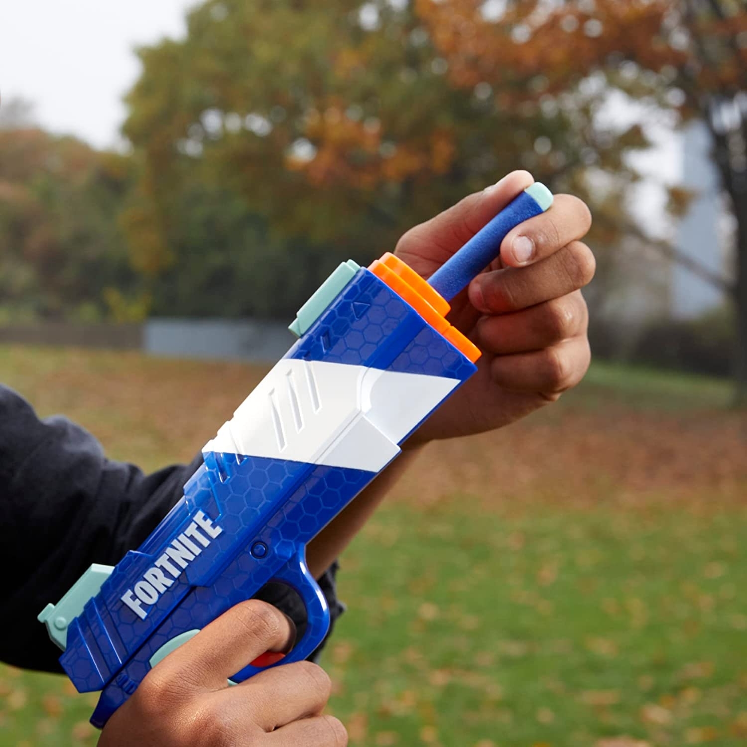 Набор из двух игрушечных бластеров Hasbro Nerf Fortnite Dual Pack (F62430) фото