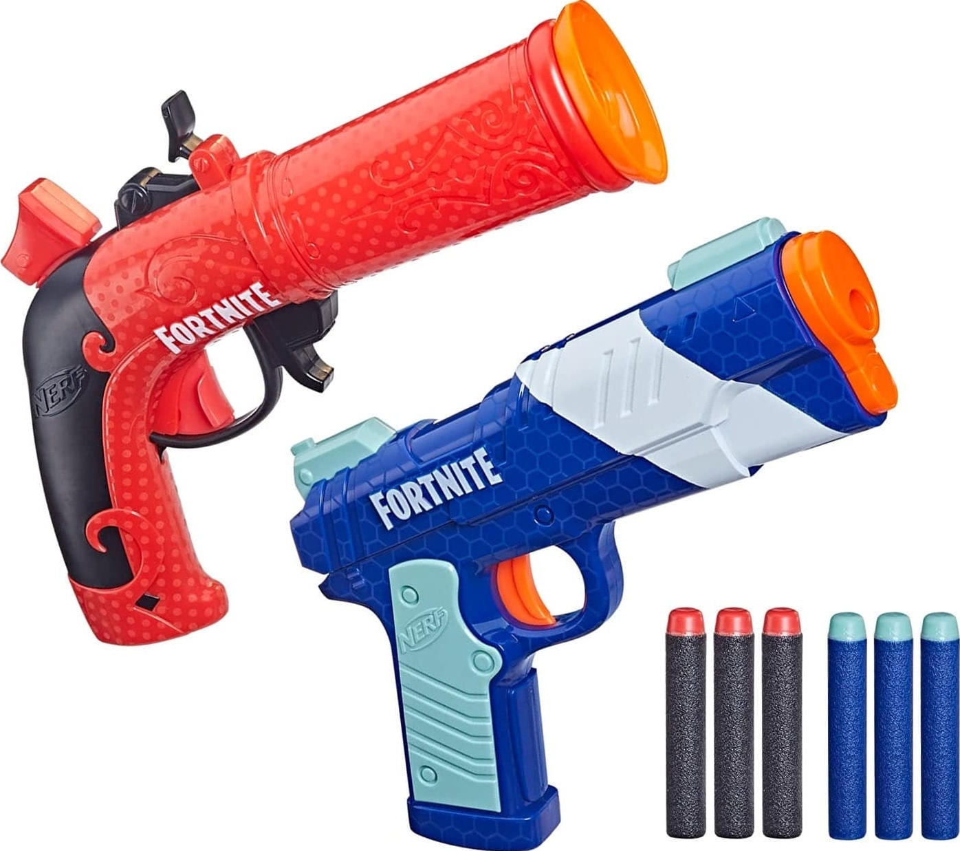 Набор из двух игрушечных бластеров Hasbro Nerf Fortnite Dual Pack (F62430) фото