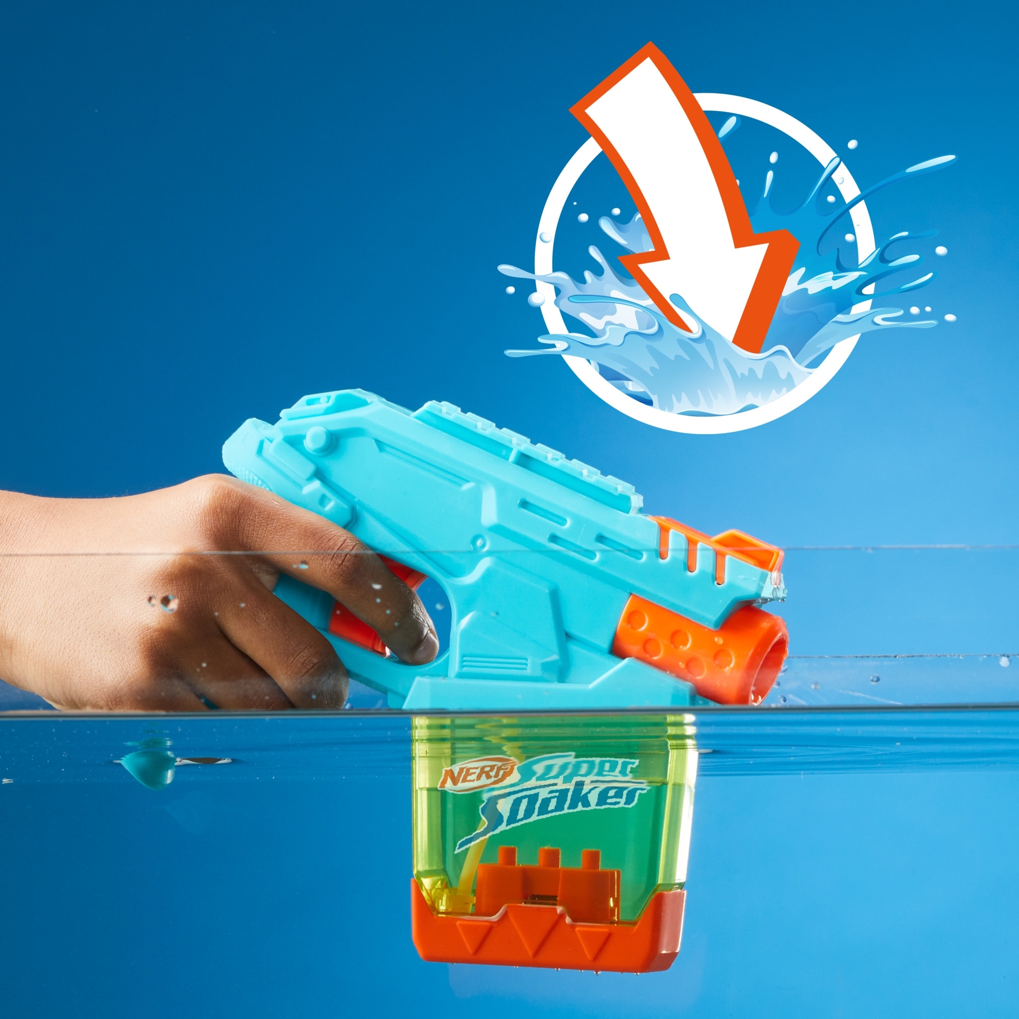 Бластер іграшковий водний Hasbro Nerf Super Soaker Mini Dunk-Fill (G0993)фото8