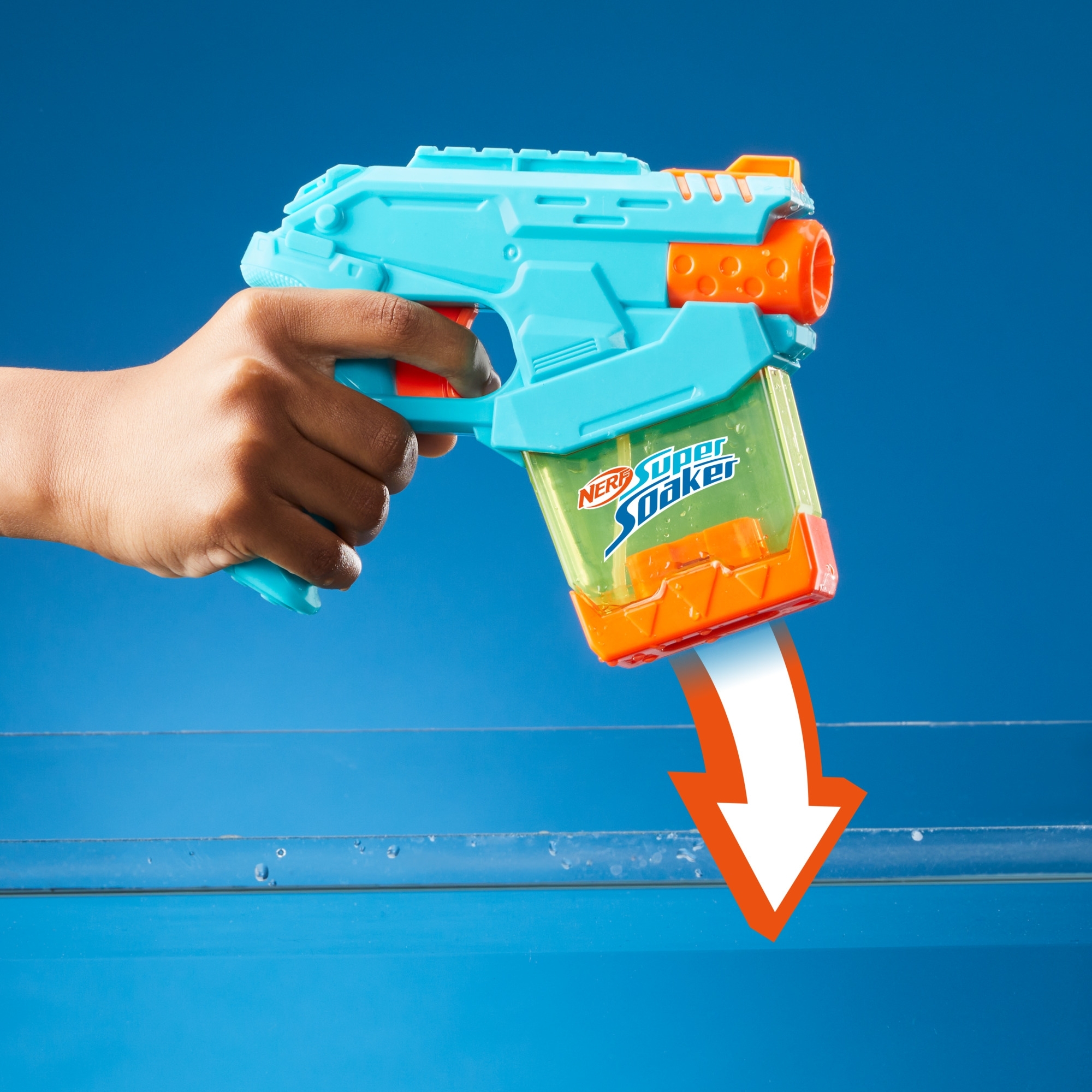 Бластер іграшковий водний Hasbro Nerf Super Soaker Mini Dunk-Fill (G0993)фото9