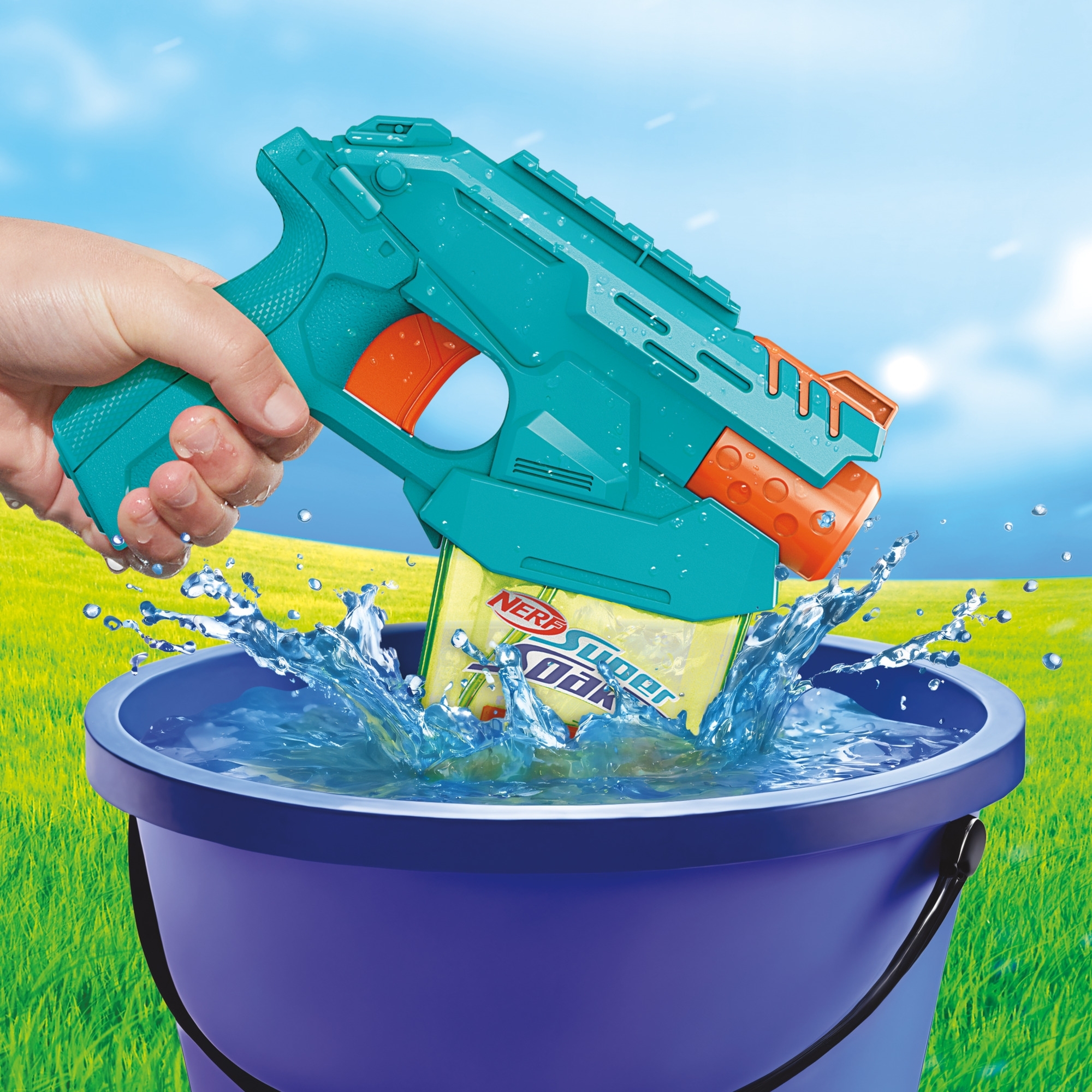 Бластер іграшковий водний Hasbro Nerf Super Soaker Mini Dunk-Fill (G0993)фото5