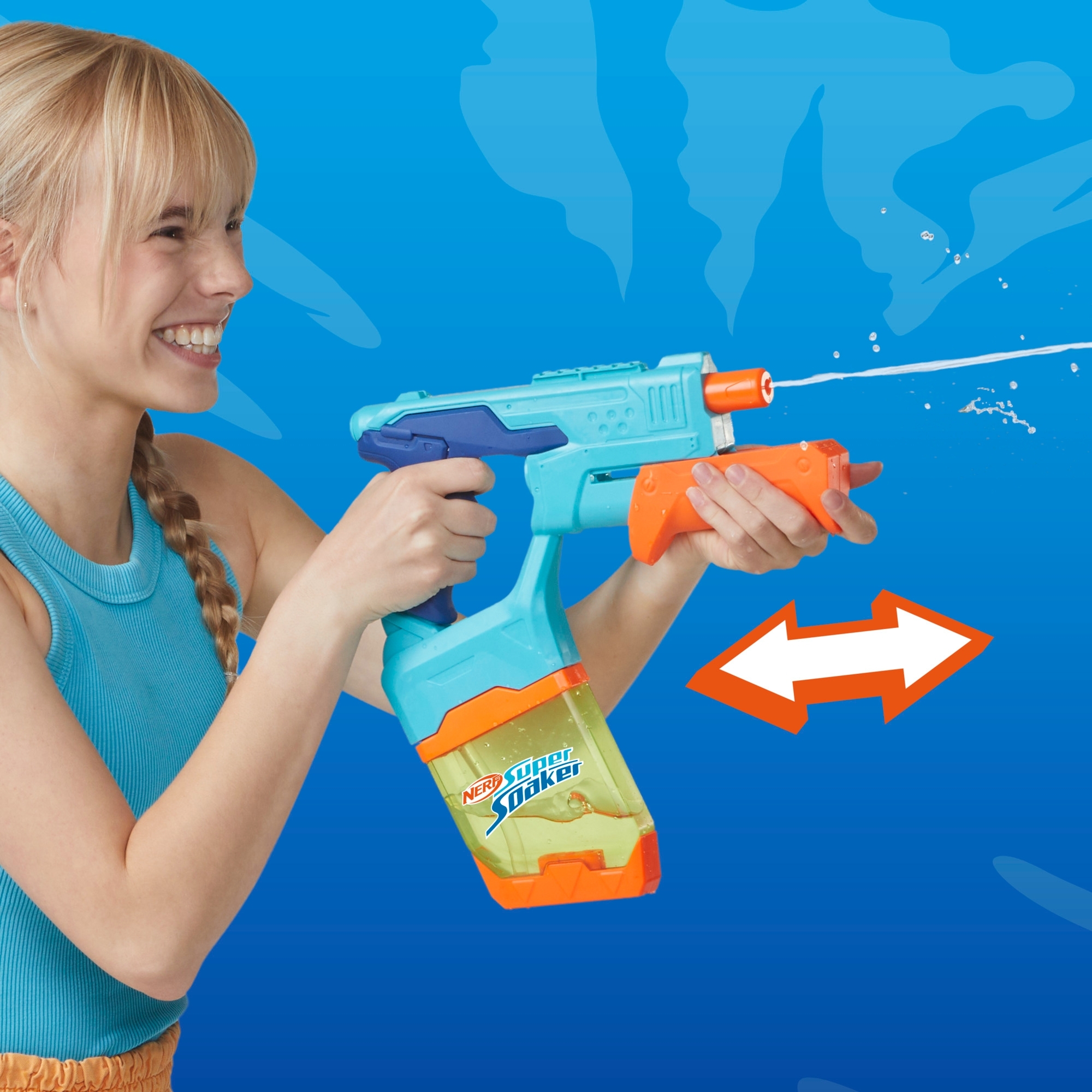 Набор из 2 водных бластеров Nerf Super Soaker Mini dunk fill (G0995) фото 9