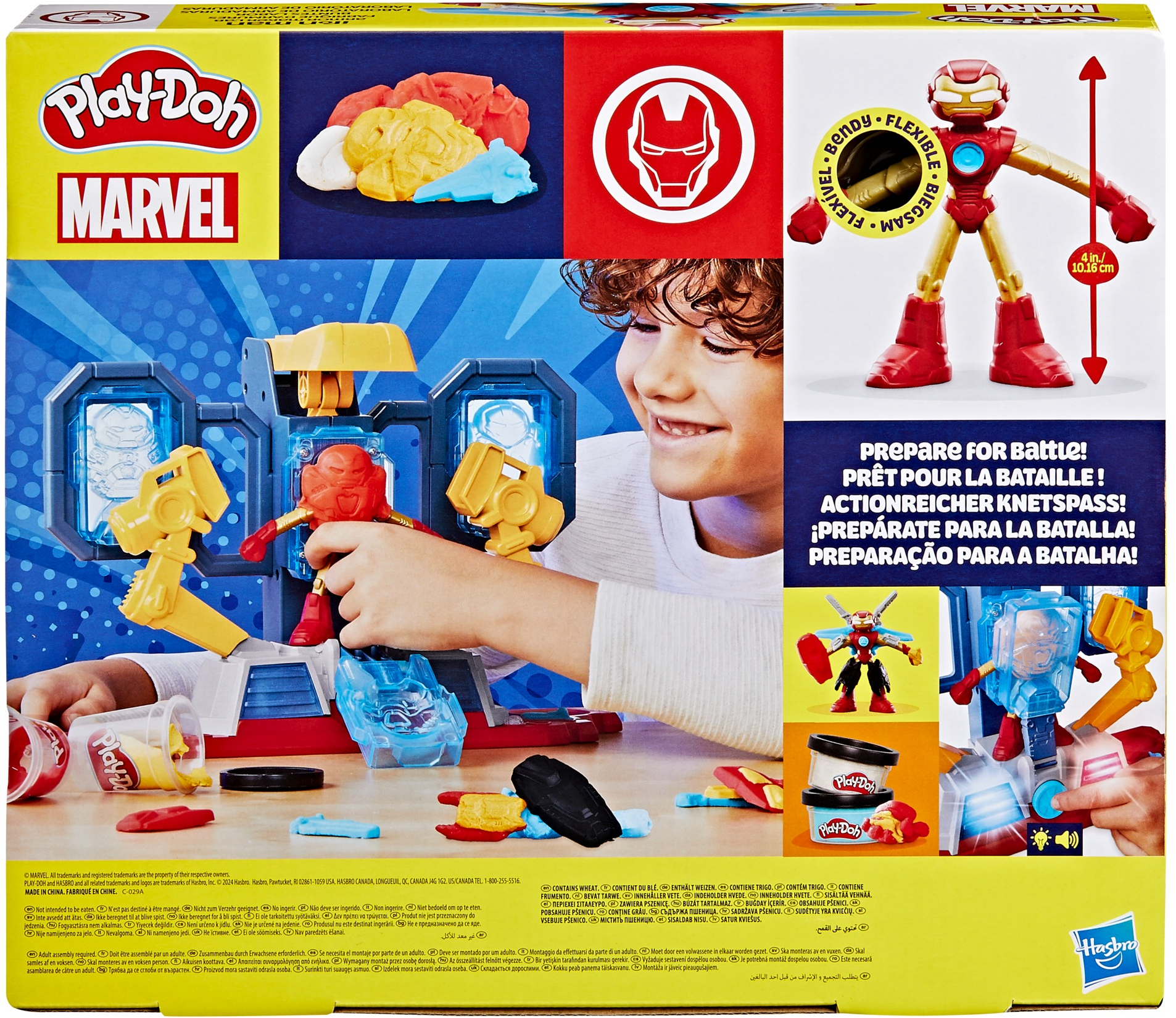 Набор для творчества Hasbro с массой для лепки "Железный человек" (G0035) фото 5