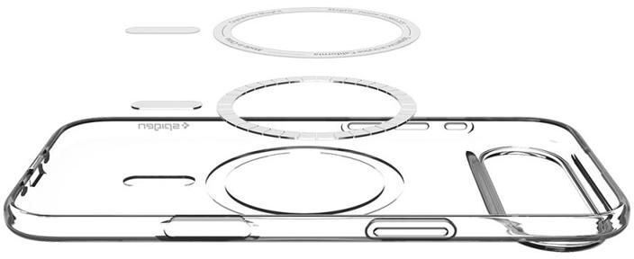 Чохол Spigen для Apple iPhone Air Liquid Crystal MagFit Clear White (ACS10395)фото