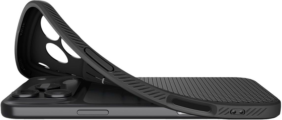 Чохол Spigen для Apple iPhone 17 Pro Liquid Air Matte Black (ACS10331)фото