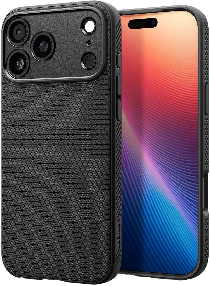 Чохол Spigen для Apple iPhone 17 Pro Liquid Air Matte Black (ACS10331)фото