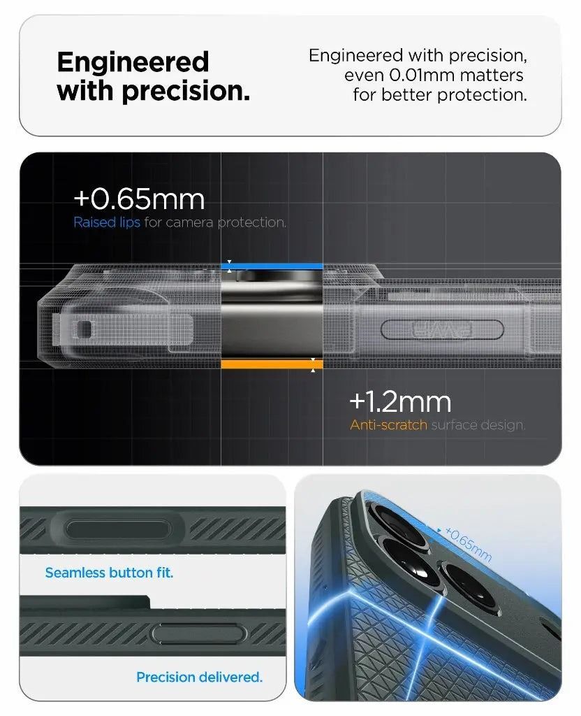 Чохол Spigen для Apple iPhone 17 Pro Liquid Air Matte Black (ACS10331)фото11