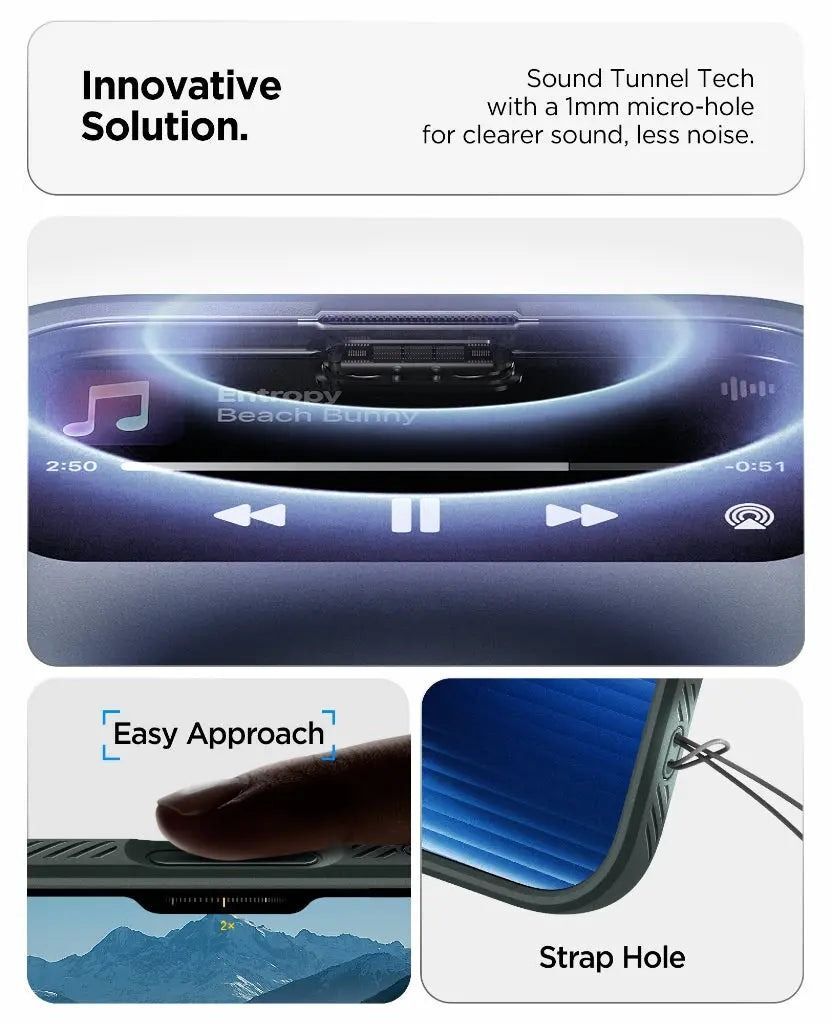 Чохол Spigen для Apple iPhone 17 Pro Liquid Air Matte Black (ACS10331)фото13