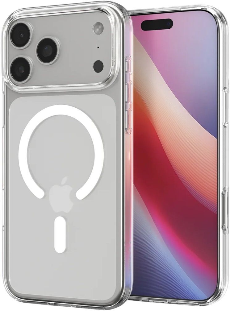 Чехол Spigen для Apple iPhone 17 Pro Liquid Crystal MagFit Clear White (ACS10396) фото 6