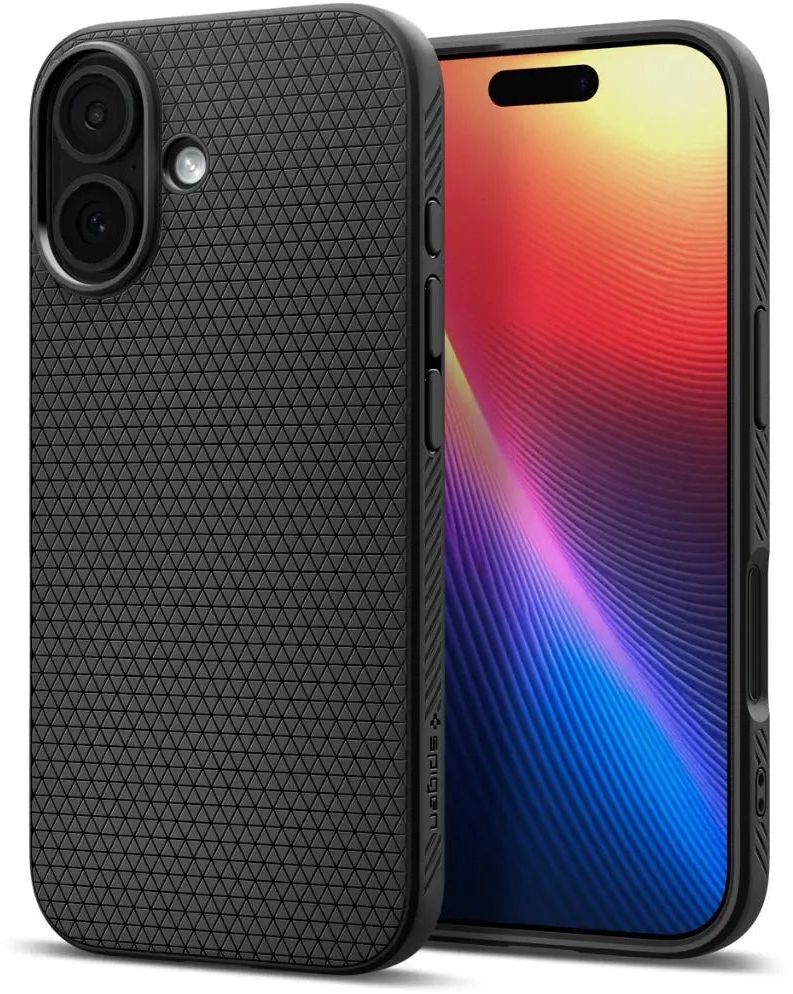 Чохол Spigen для Apple iPhone 17 Liquid Air Matte Black (ACS10369)фото6