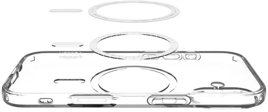 Чохол Spigen для Apple iPhone 17 Liquid Crystal MagFit Clear White (ACS10397)фото8