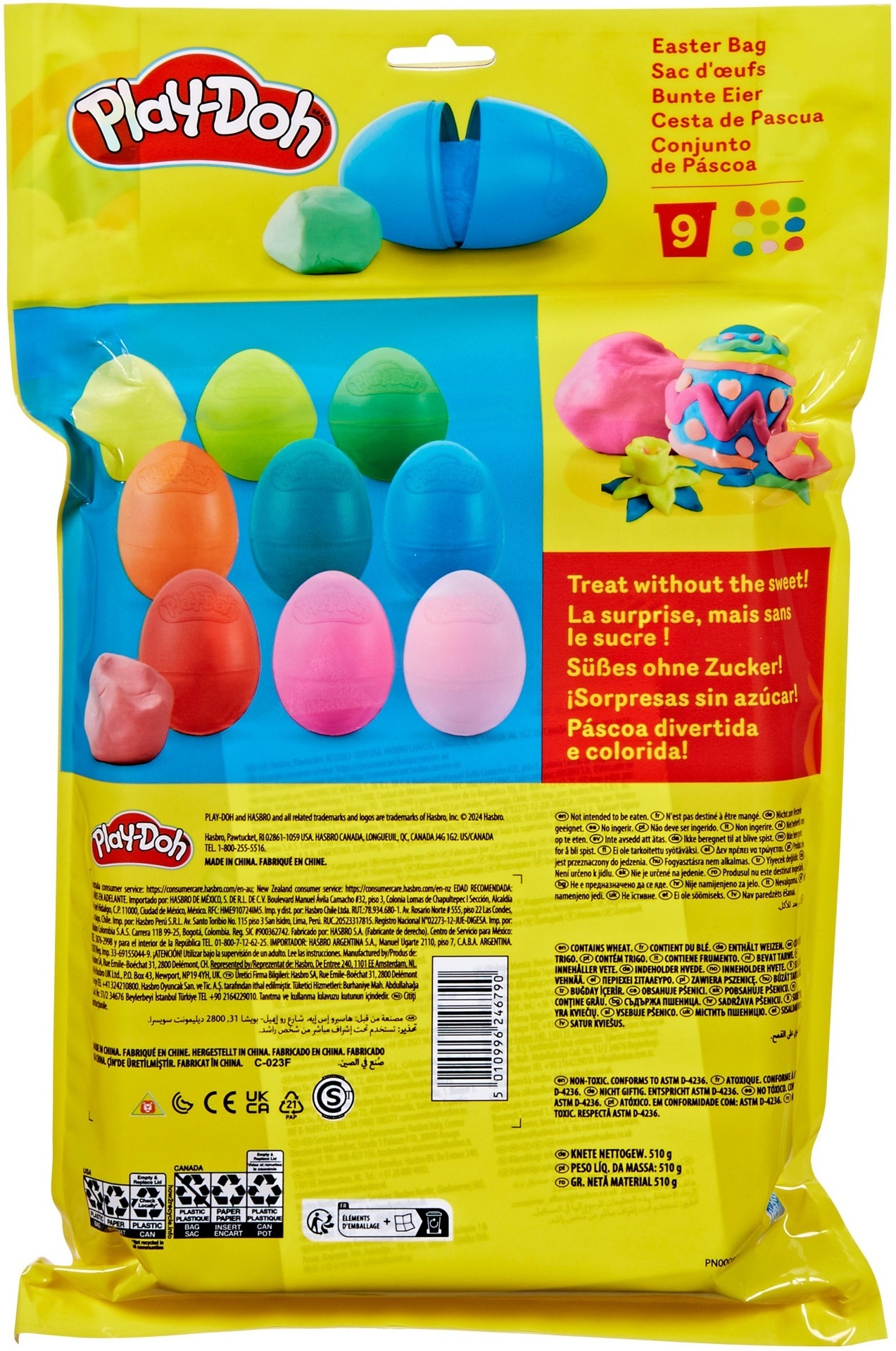 Набір маси для ліплення Hasbro "Пасхальний набір", 9 яєць (G0391)фото4