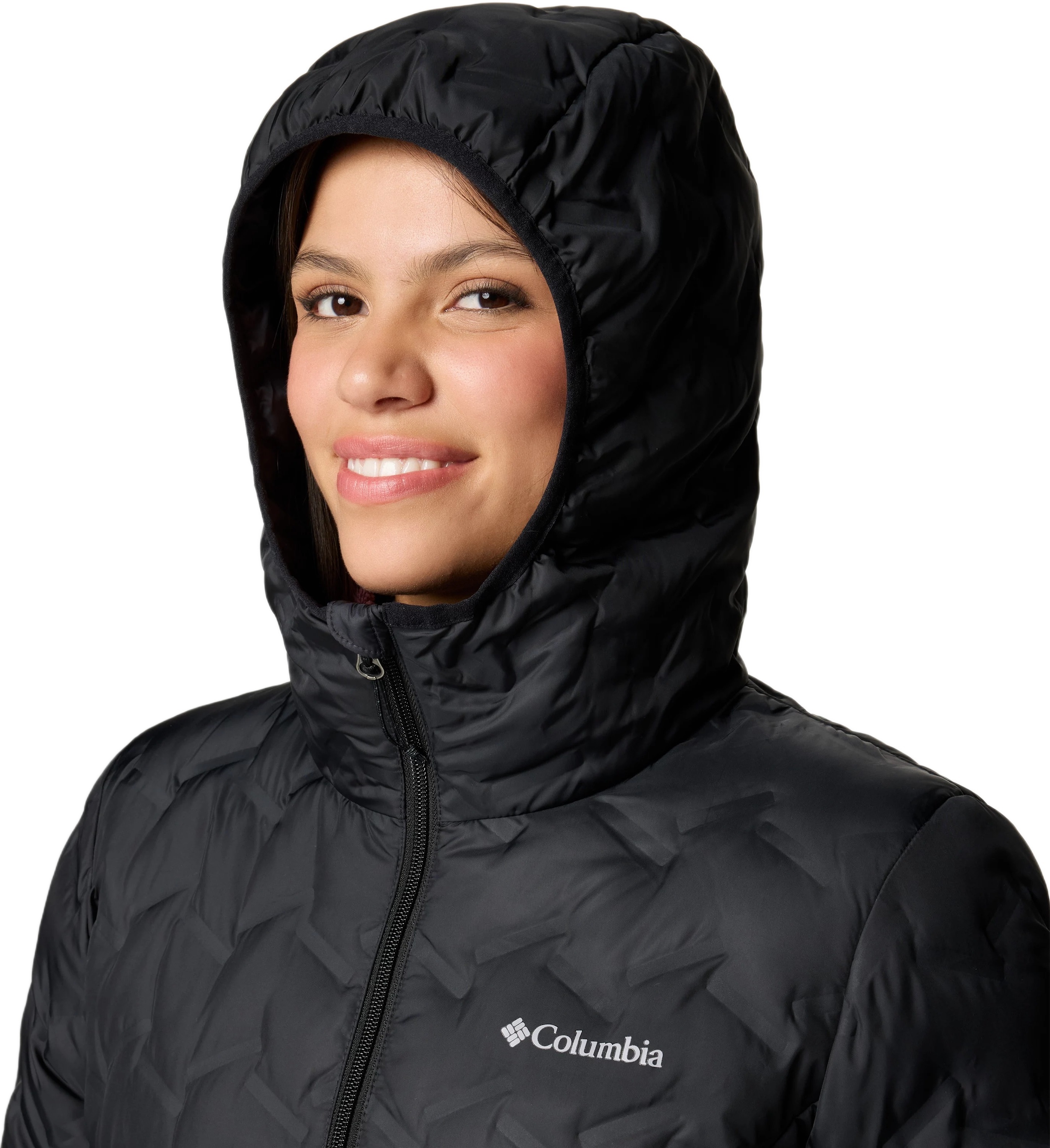 Женское полупальто Columbia Delta Ridge II Long Down Jacket 2088211CLB-010 S черное фото 6