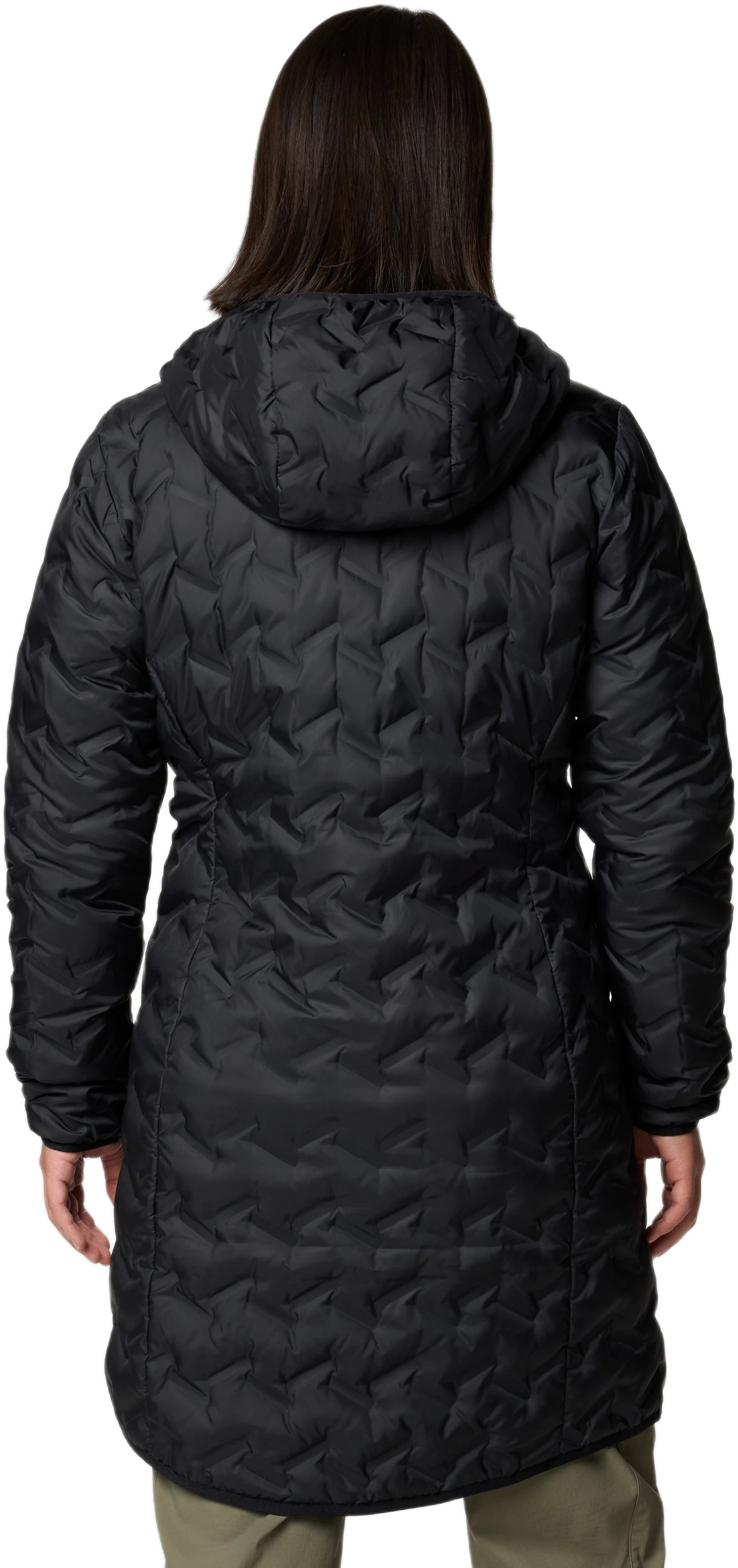 Женское полупальто Columbia Delta Ridge II Long Down Jacket 2088211CLB-010 S черное фото 2