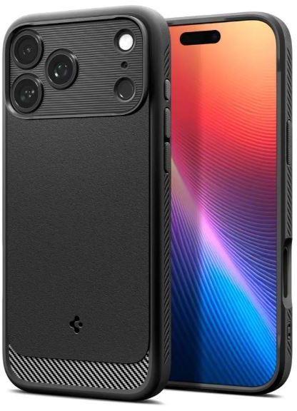 Чохол Spigen для Apple iPhone 17 Pro Rugged Armor MagFit Matte Black (ACS10329)фото