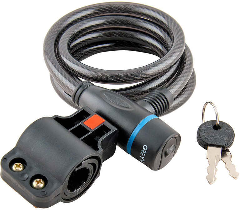 Велозамок Grey's (10x1500мм) GR51015фото