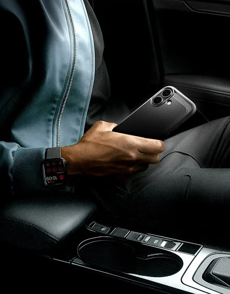 Чохол Spigen для Apple iPhone 17 Rugged Armor MagFit Matte Black (ACS10367)фото9