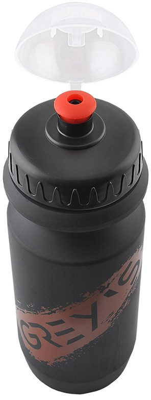 Фляга Grey's (600ml) Чорна з червоним принтом GR15650 фото