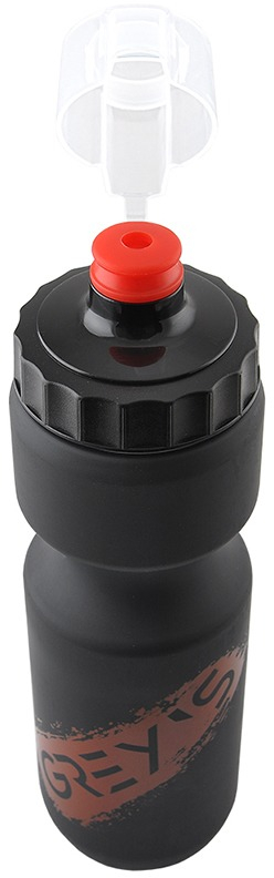 Фляга Grey's (750ml) Чорна з червоним принтом та мембраною GR15850 фото