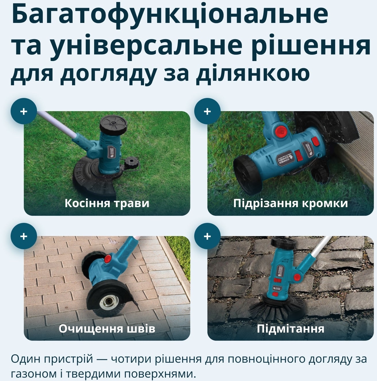 Тример акумуляторний Konner&amp;Sohnen KS MFT-20V 20В (без АКБ та ЗП), (KSMFT-20V)фото