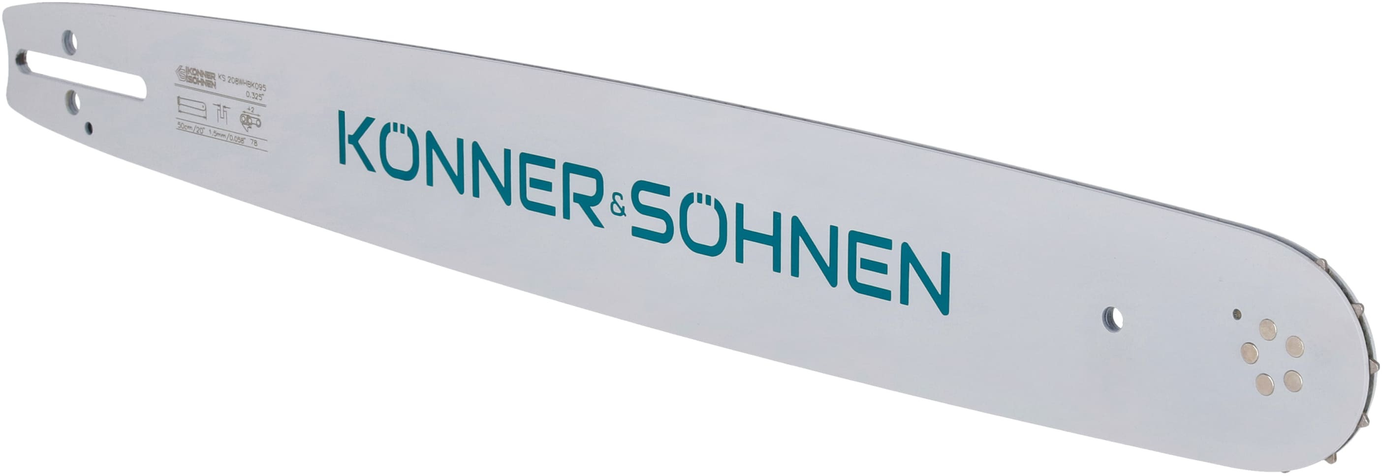 Шина для ланцюгової пилки Konner&Sohnen 50см 1.5мм (KS208WHBK095)фото2