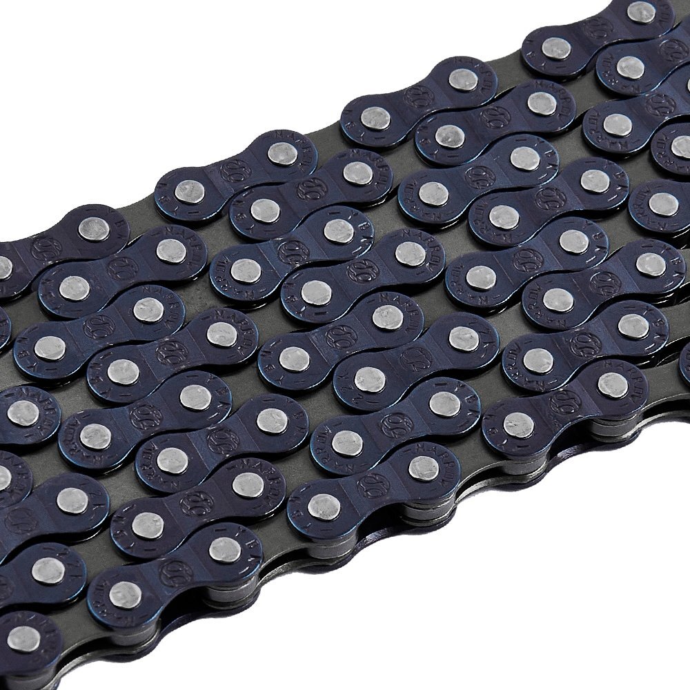Цепь Grey's S50, 6-7 speed, Navy Blue/Brown (116 звеньев) GR24206 фото