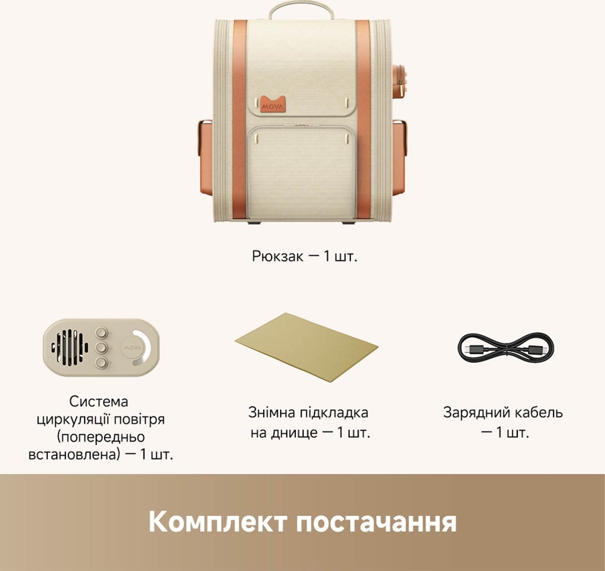 Рюкзак-переноска Mova Pet Backpack PB10 Proфото17