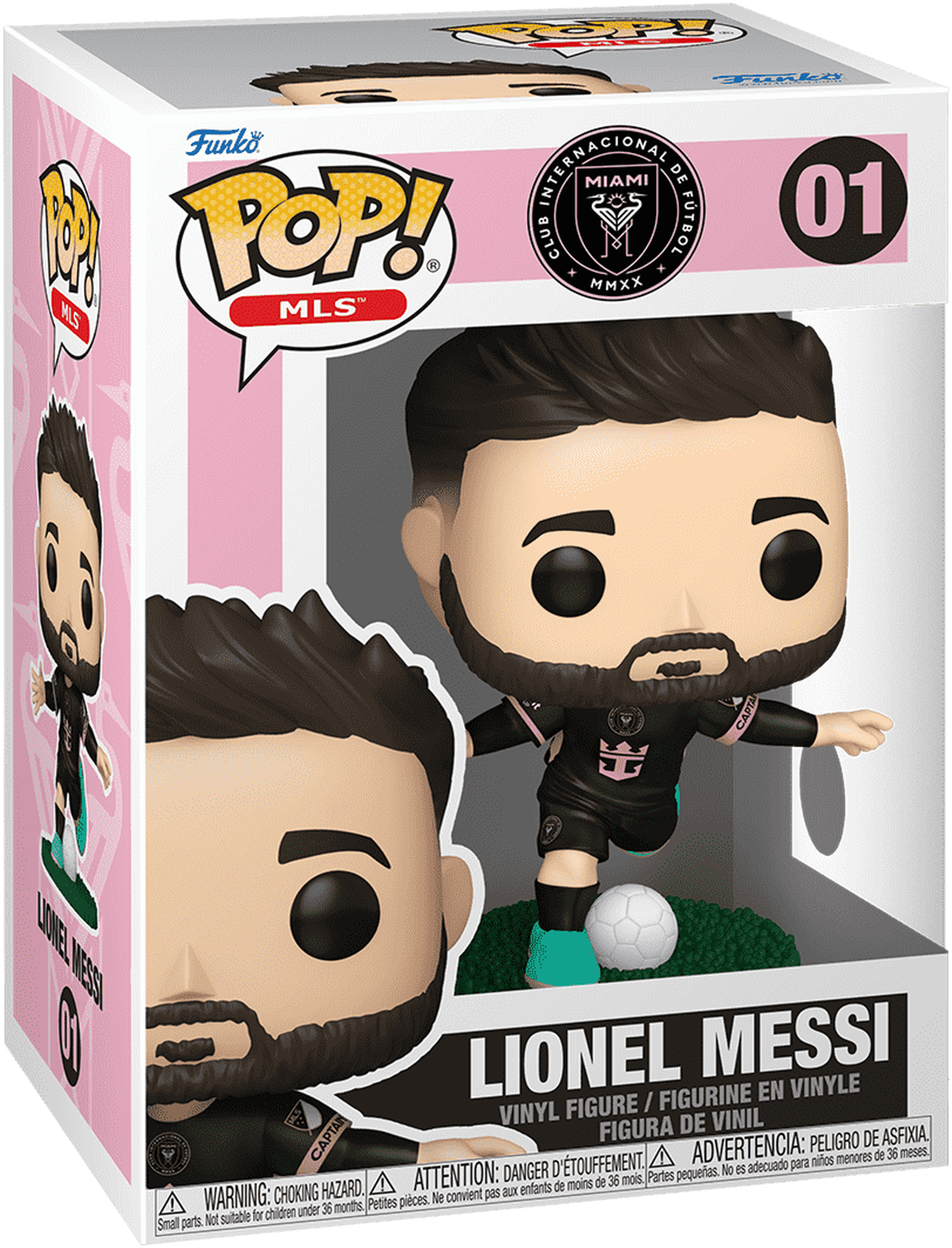 Колекційна фігурка Funko POP Football: Inter Miami - Lionel Messi (5908305249917)фото2