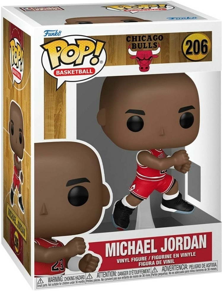 Колекційна фігурка Funko POP NBA: Bulls - Michael Jordan (89) The Shot (5908305249993)фото2