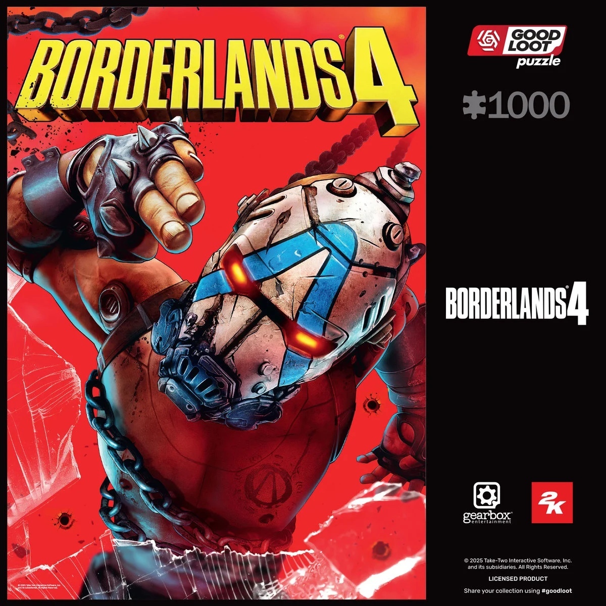Пазл GoodLoot Borderlands 4 Break Free Psycho 1000 эл. (5908305250104) фото 6