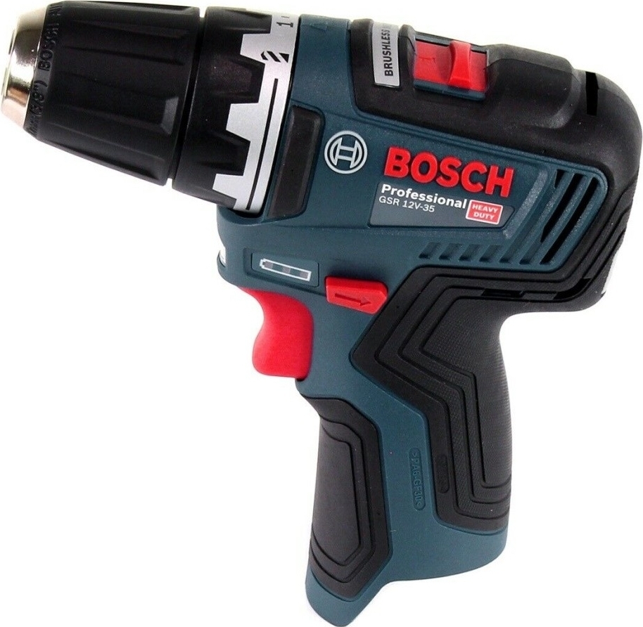 Шуруповерт-дрель аккумуляторная Bosch GSR 12V-35 (без АКБ и ЗУ), (0.601.9H8.000) фото 