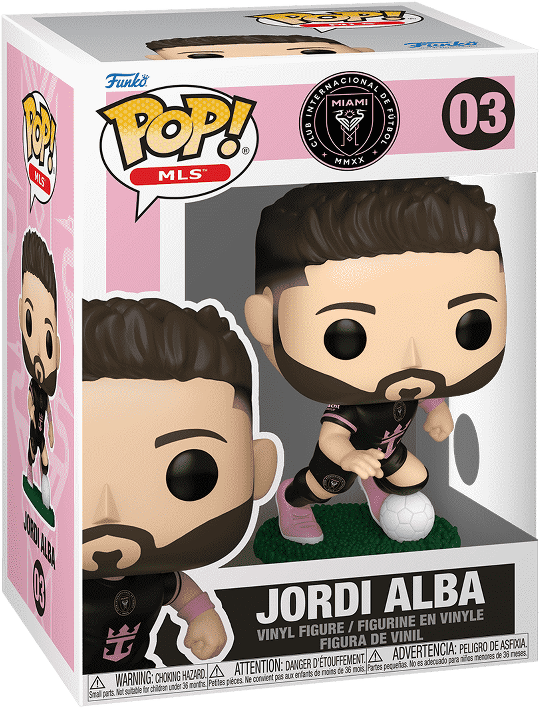 Колекційна фігурка Funko POP Football: Inter Miami - Jordi Alba (5908305249887)фото2