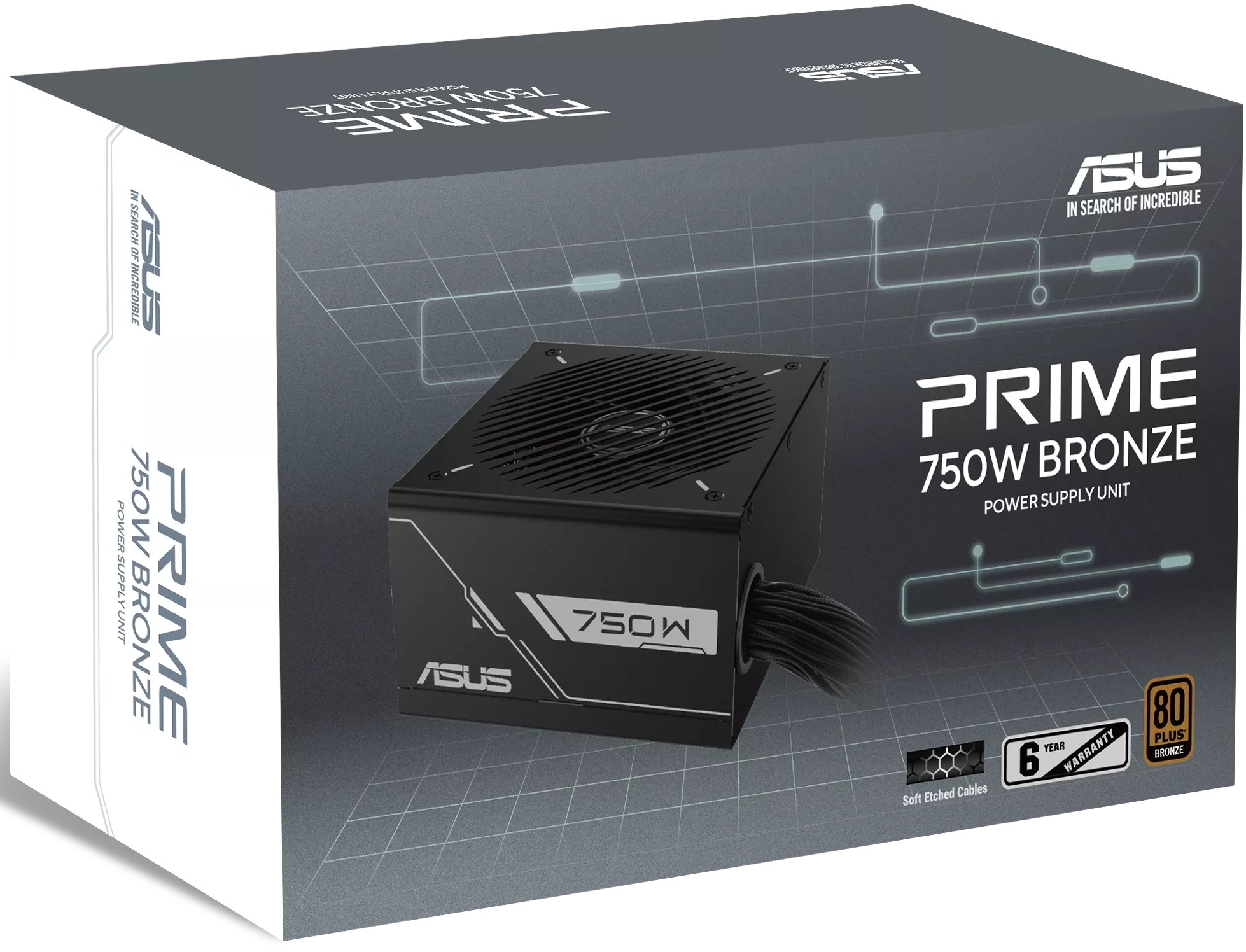 Блок питания ASUS Prime (750W) (90YE00Y0-B0NA00) фото 