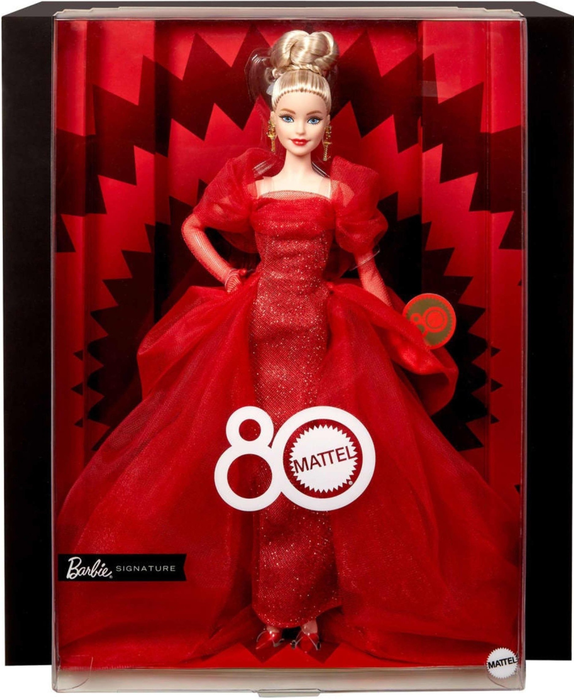 Коллекционная кукла Barbie "Ruby Red" к 80-летию Mattel – блондинка (JBJ17) фото2