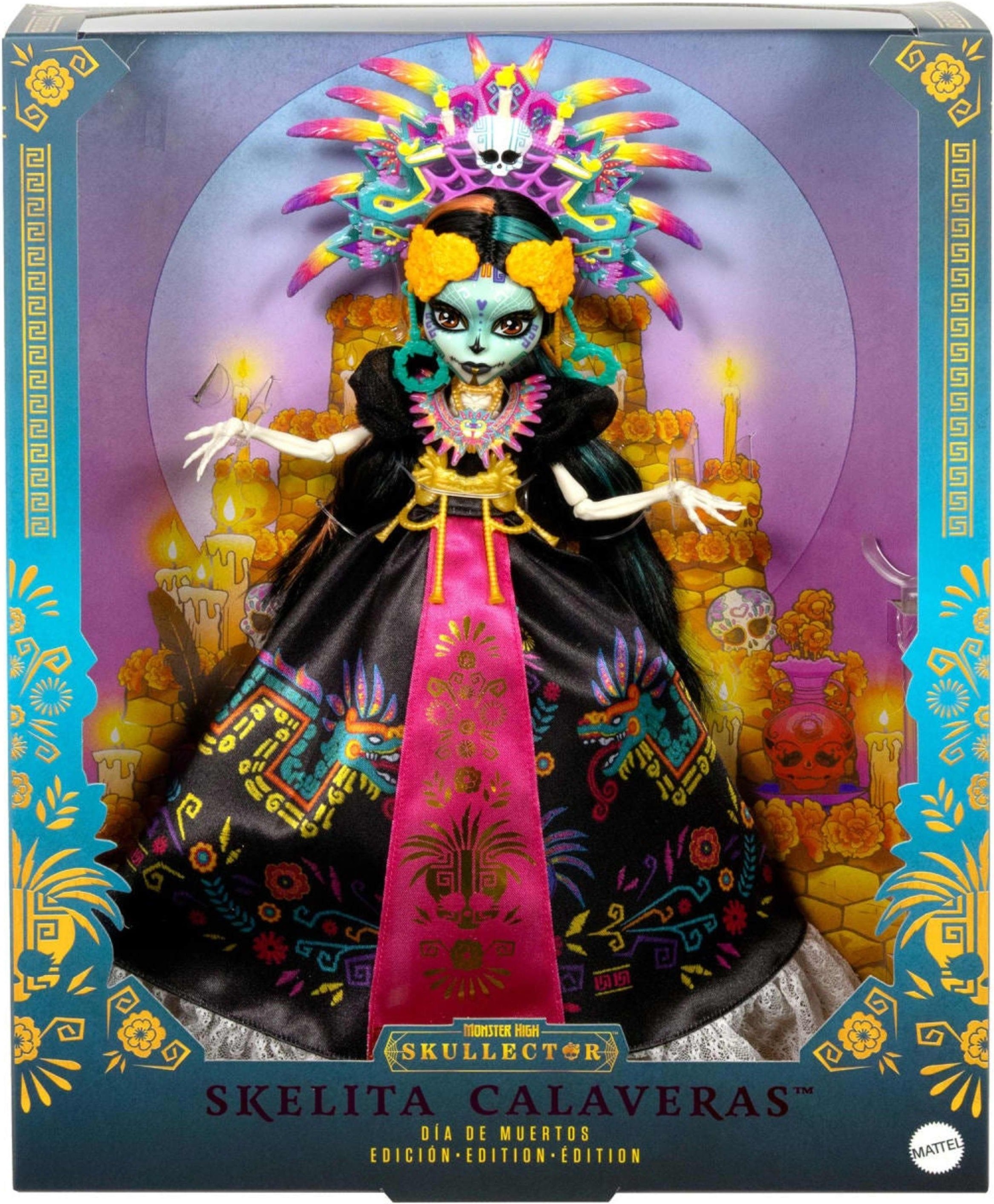 Колекційна лялька Скеліта Калаверас "Dia De Muertos" Monster High Skullector (JDR63)фото
