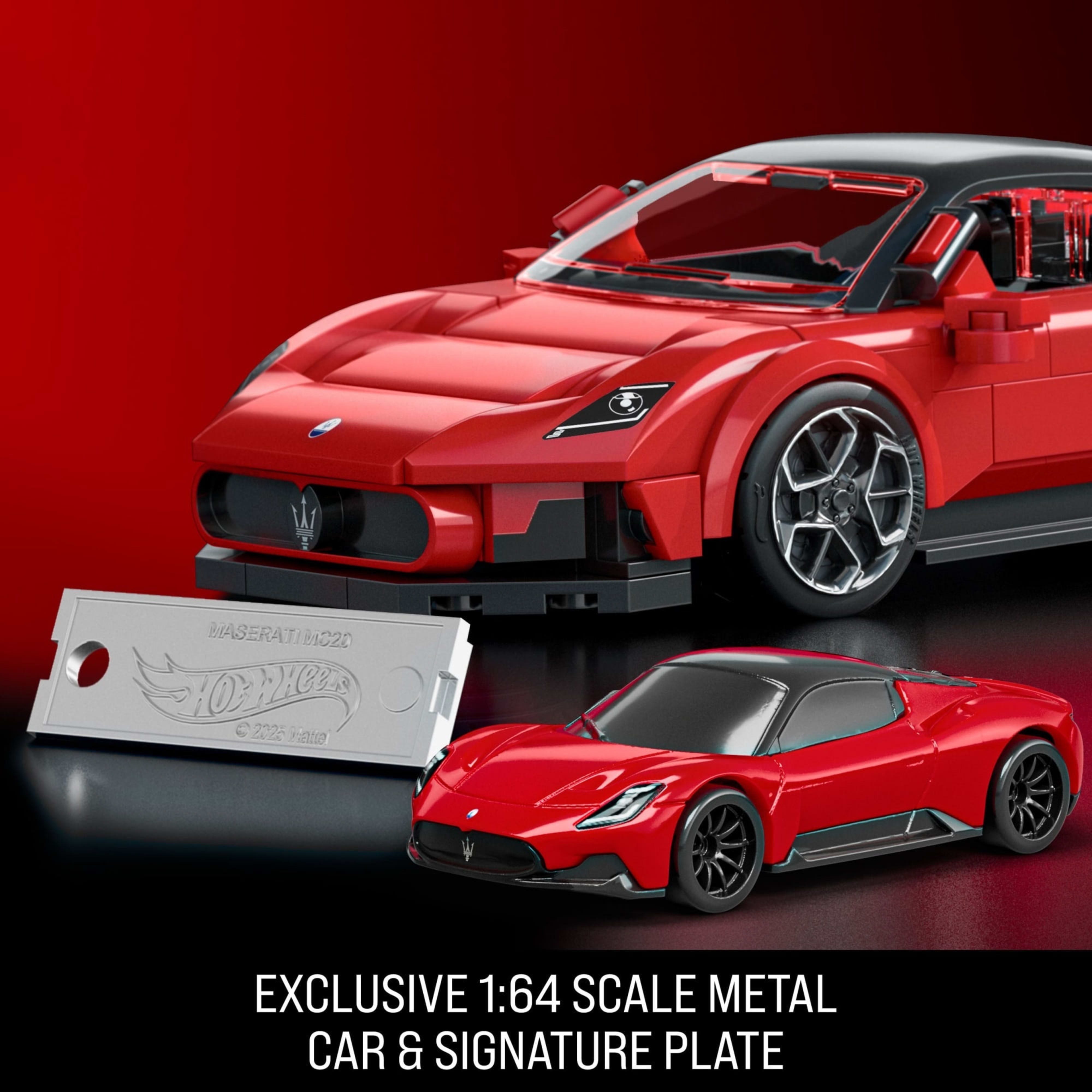 Колекційна машинка-конструктор "Maserati" серії "Speed" Mattel Brick Shop (JFR90)фото6