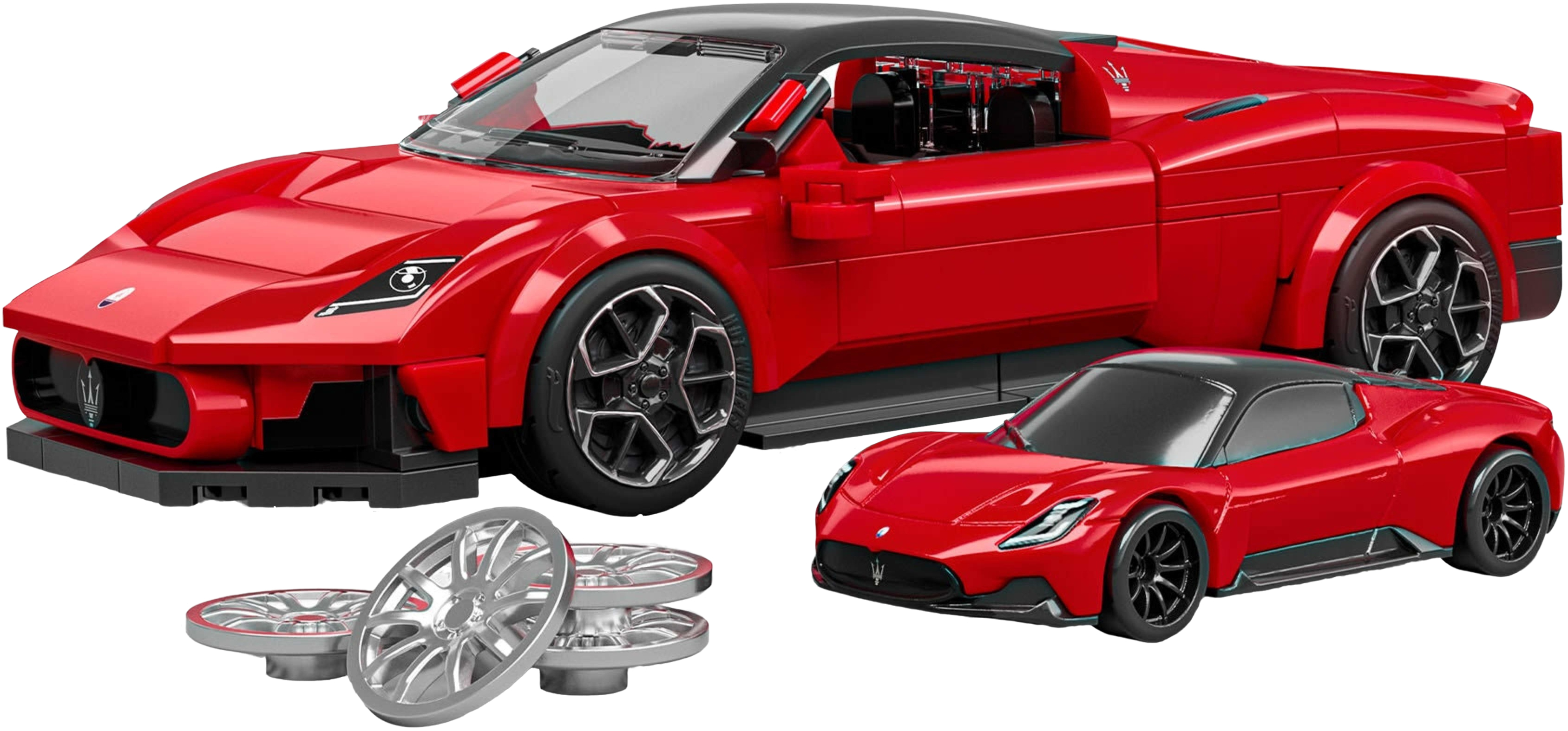 Колекційна машинка-конструктор "Maserati" серії "Speed" Mattel Brick Shop (JFR90)фото2