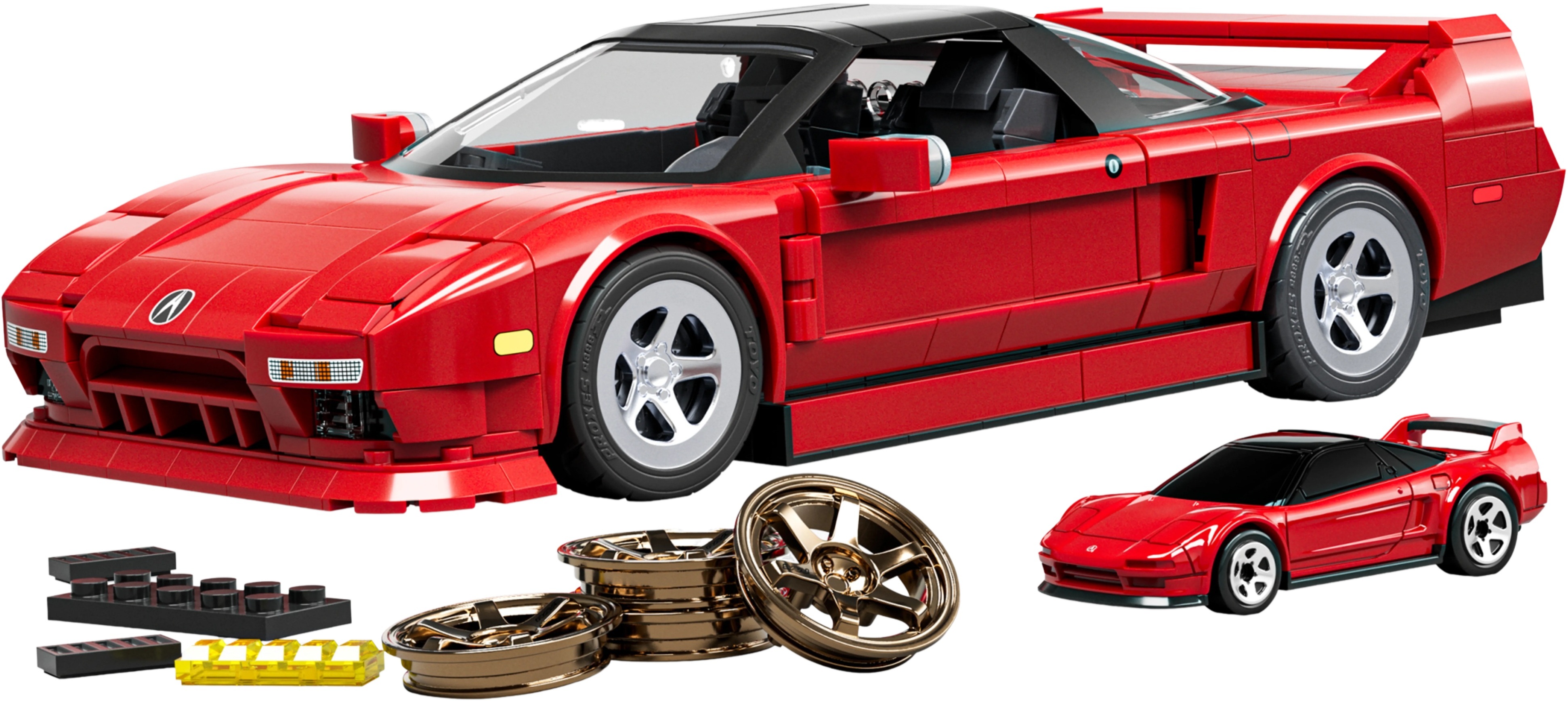 Колекційна машинка-конструктор "Acura" серії "Elite" Mattel Brick Shop (JFT17)фото2