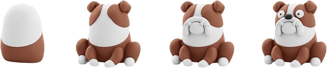 Набір пластиліну, що самостійно твердіє, Lipaka Собаки-друзяки: Бульдог Гіпно (30148-UA01)фото3