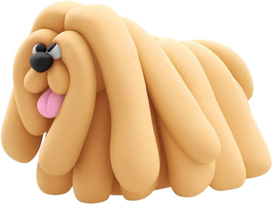 Набір пластиліну, що самостійно твердіє, Lipaka Собаки-друзяки: Комондор Муді (30149-UA01)фото4