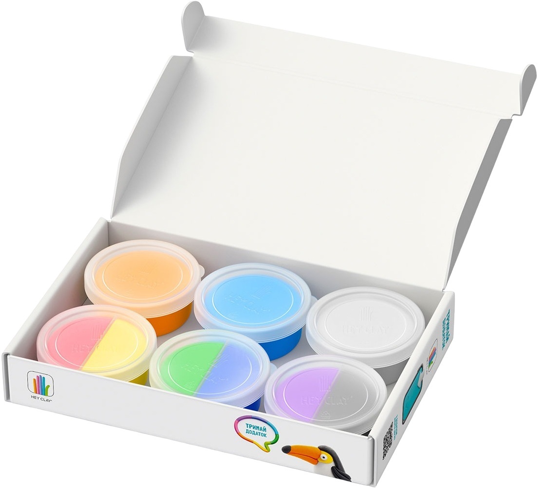 Набір пластиліну, що самостійно твердіє, Lipaka Птахи: Пінгвін, Павич, Тукан (60026-UA01)фото2