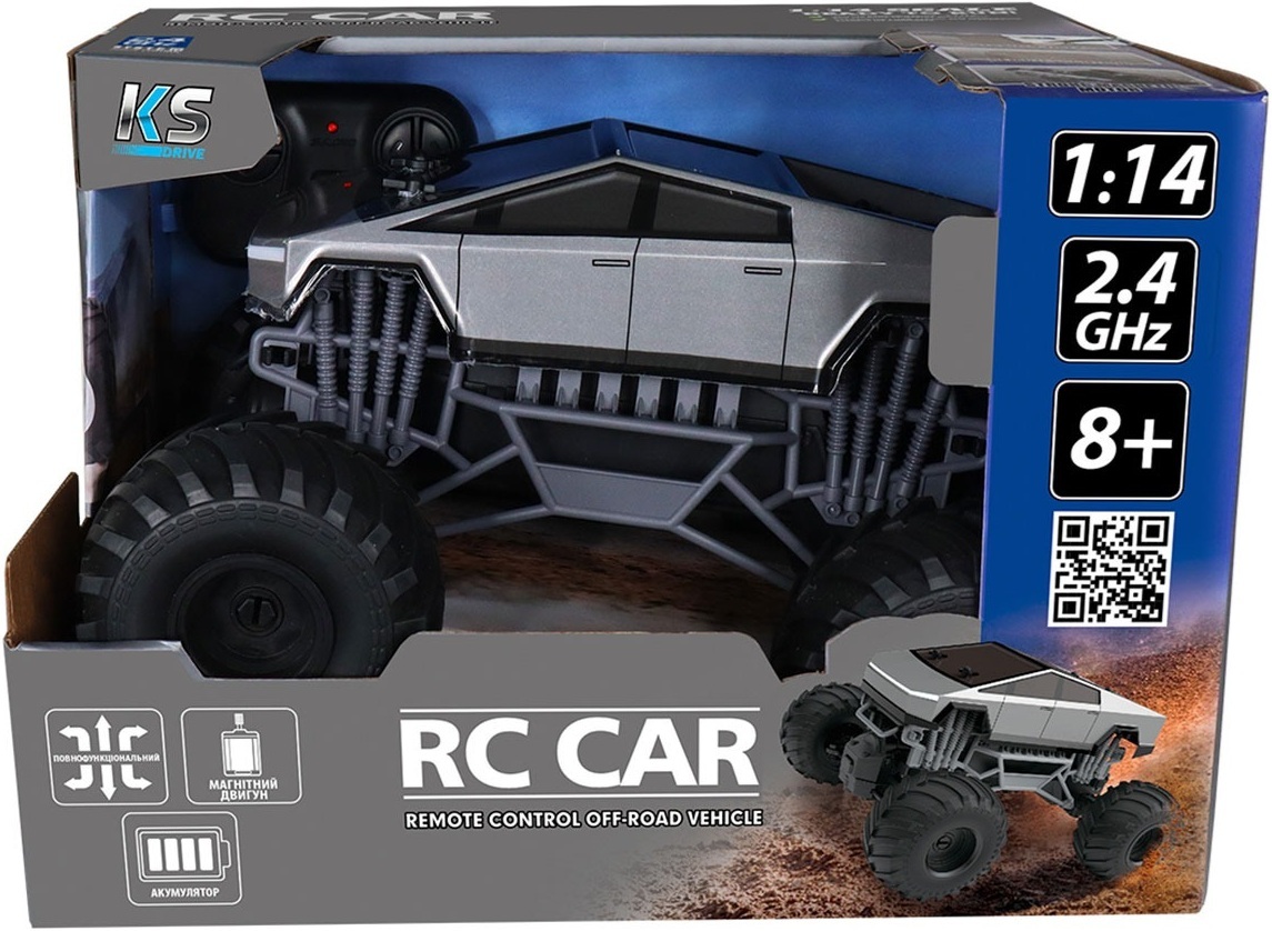 Автомобиль KS Drive Bigfoot Off-Road на р/к, Cyber Ride (SL-8362ARHG) фото 4
