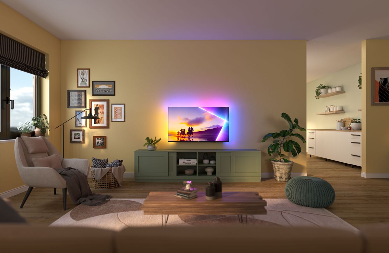 Телевізор Philips QLED 43PUS8510/12 Ambilightфото